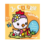 Je colorie sans déborder album Poussin de Pâques