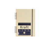 Carnet de croquis Kraft spiralé 120g/m²  A5 20 feuilles