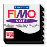 Pâte polymère Fimo Soft 57 g - 9 - Noir