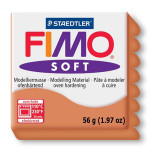 Pâte polymère Fimo Soft 57 g - 76 - Cognac