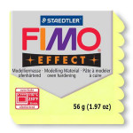 Pâte polymère Fimo Double Effect 56g - 106 - Jaune Citrine