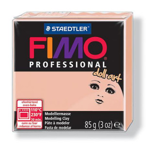 Pâte polymère Fimo Pro Doll Art 85 g - 432 - Rosé