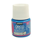 Peinture acrylique P.BO deco mate 45ml - 113 - Azur