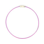 Bracelet fil câblé - Violet - Ø 23 cm