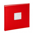 Album photo traditionnel - 60 pages 30 x 30  cm - Modèle Linéa Rouge