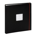 Album photo à pochettes - 100 pages 34,5 x 37  cm - Modèle Linéa Noir
