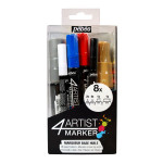 Feutre peinture 4Artist Marker 4 mm - Assortiment 8 pcs