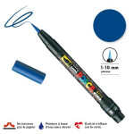 Marqueur  PCF-350 pointe pinceau - Bleu