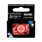Boutons - 1,5 cm - rose thé