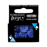 Boutons - 1,5 cm - outremer
