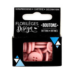 Boutons - 1,5 cm - fleur de lotus