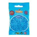 Perle à repasser Mini 2000 pièces - Pastel bleu
