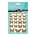 Gommettes Initial papillons x 4 planches