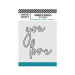 Die Set Love you - 2 pcs