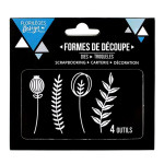 Matrices de découpe - Boutons de fleurs - 4 pcs