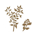 Die Set Deux feuillages - 2 pcs