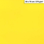 Feuille de papier Maya 50 x 70 cm 270 g/m² - Jaune citron