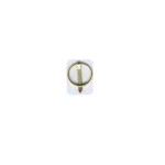 Anneau à lacet en acier laitonné diam.20 mm par 3