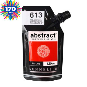 Peinture acrylique fine Abstract 120 ml - 674 Vermillon ** T