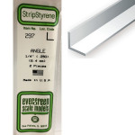 Baguette profile en L en plastique 350 x 6,3 x 6,3 mm - 2 pcs