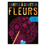 Livre Cartes à gratter, fleurs