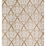 Papier Indien 50 x 70 cm 100 g/m² Kraft fini main motif baroque blanc