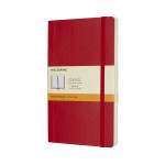 Carnet de notes Classic souple ligné 13 x 21 cm Rouge