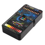 Crayon de couleur à la Cire & Huile Coffret 36 couleurs