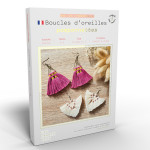 KIT MACRAME BOUCLES D'OREIL.